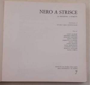 Nero a strisce - La reazione a fumetti