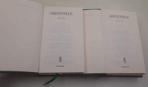 Aristotele - 2 Voll.