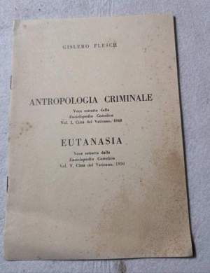 Antropologia criminale - Eutanasia