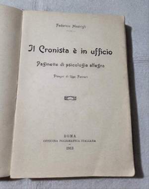Il cronista e' in ufficio - Paginette di Psicologia Allegra