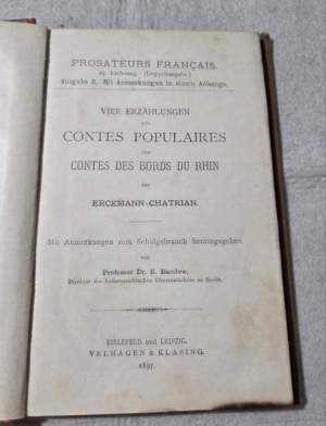 Contes populaires - Contes au bord du Rhin