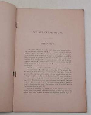 Double stars, 1885/'86