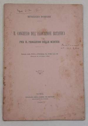 Il Congresso dell'Associazione Britannica per il Progresso delle Scienze