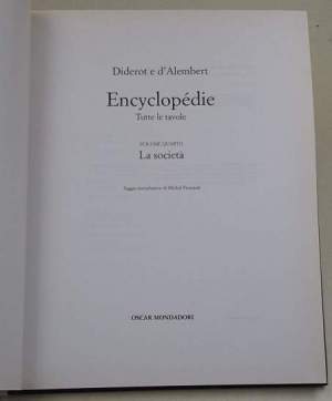 Encyclopedie - Tutte le tavole - Vol. 4 - La societa'