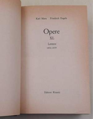 Opere complete - vol. XL
