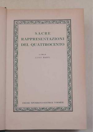 Sacre rappresentazioni del quattrocento