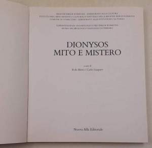 Dionysos mito e mistero