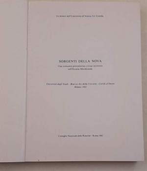 Sorgenti nella Nova - Una comunita' protostorica e il suo territorio nell'Etruria meridionale
