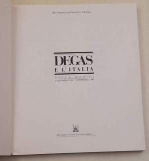Degas e l'Italia