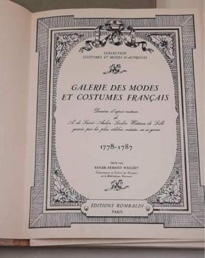Galerie del modes et costumes francais - 1778/1787