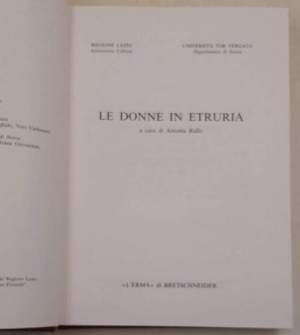 Le donne in Etruria