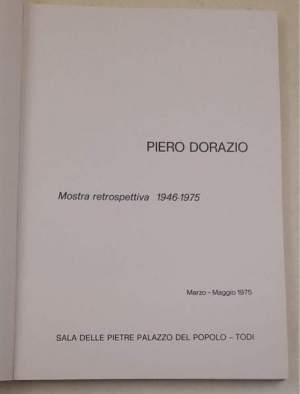 Piero D'Orazio  1946-1975