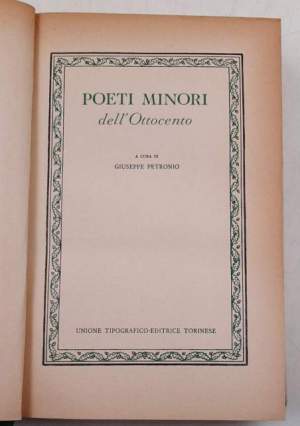 Poeti minori dell'Ottocento