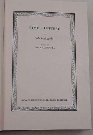 Rime  e  lettere