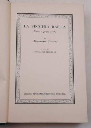 La secchia rapita - Rime e prose scelte