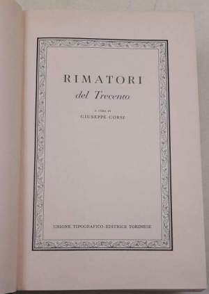 Rimatori del Trecento