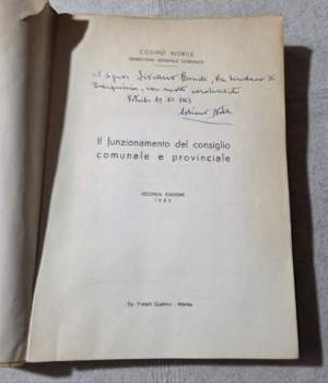 Il funzionamento del consiglio comunale e provinciale