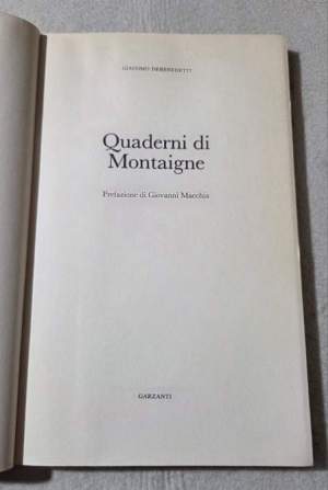 Quaderni di Montaigne