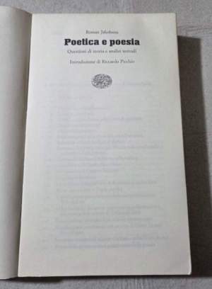 Poetica e poesia. Questioni di teoria e analisi testuali