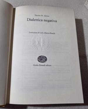 Dialettica negativa