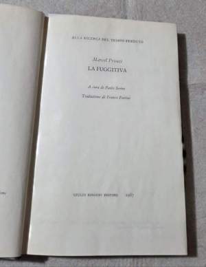Alla ricerca del tempo perduto - La fuggitiva