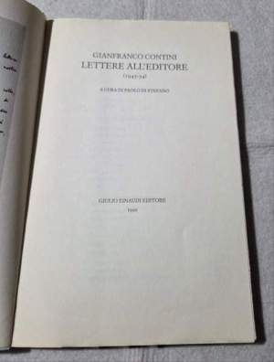 Lettere all'editore ( 1945-54)