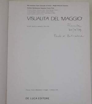 Visualita' del Maggio - Bozzetti, figurini e spettacoli 1933-1979