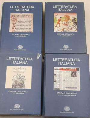 Letteratura Italiana -Storia e geografia - 4 voll.