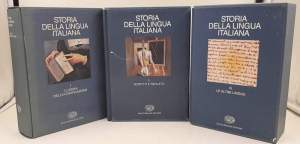 Storia della lingua italiana - 3 Voll.