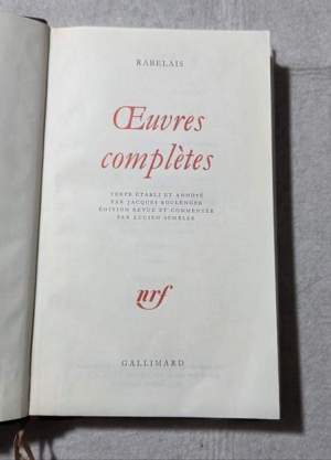 Oeuvres completes
