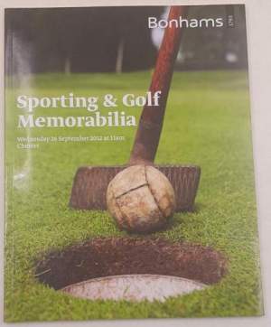 Bonhams - Sporting & Golf Memorabilia - 26 sept. 2012