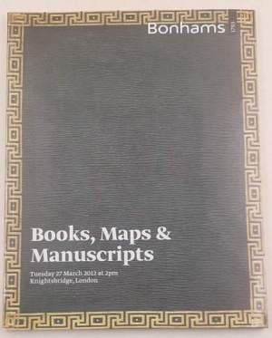 Bonhams - Books, maps & manuscripts - London March 2012