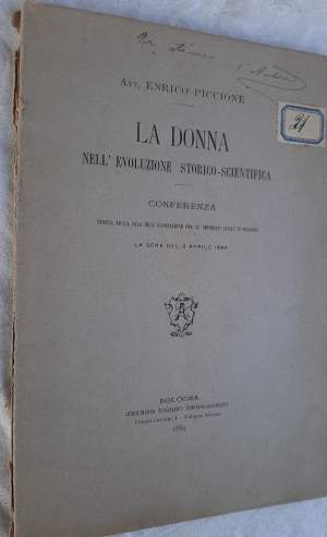 LA DONNA NELL'EVOLUZIONE STORICO-SCIENTIFICA( 1889)