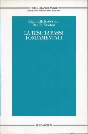 LA TESI: 12 PASSI FONDAMENTALI